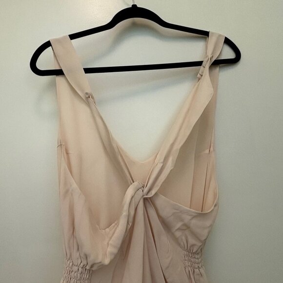 BABATON off-white cream silk midi dress S - Picture 6 of 8